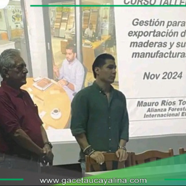 Cámara de Comercio de Ucayali impulsa exportaciones forestales.