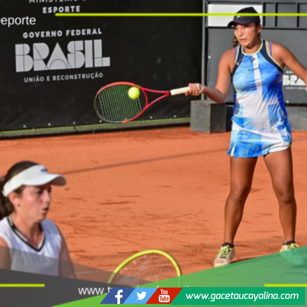 La tenista peruana Romina Ccuno se coronó campeona de dobles en Brasil