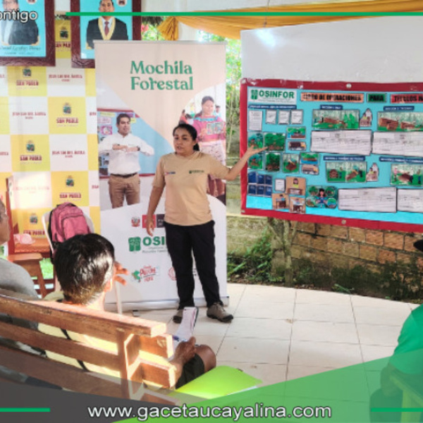 Autoridades forestan conocimiento sostenible en comunidades de Loreto
