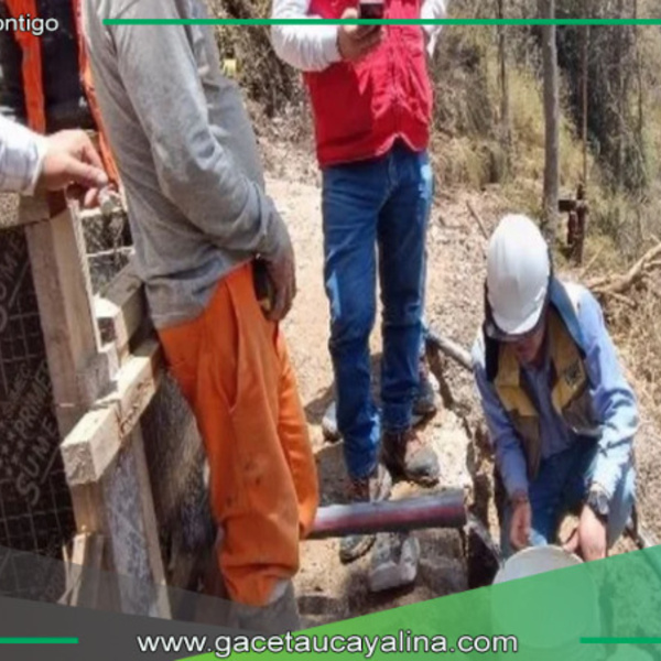 Obra millonaria de agua potable en Cruzpampa revela crítica insuficiencia de caudal