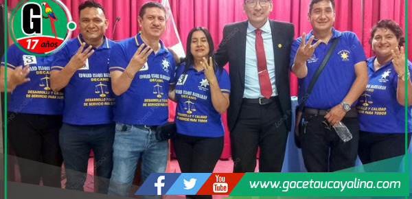 Edward Usaqui presenta plan para apoyar a jóvenes abogados.