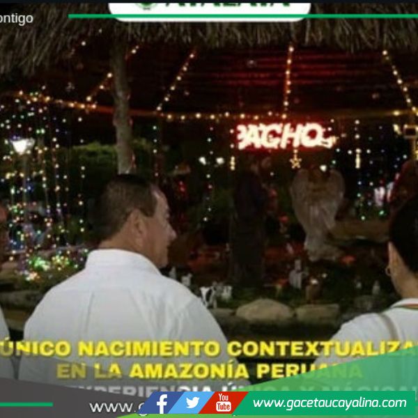 Encendido del árbol navideño y nacimiento en la Plaza Mayor.