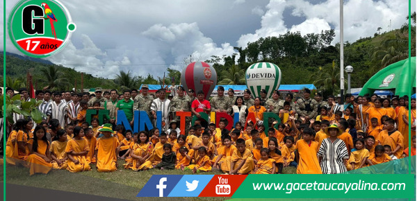 Fuerzas armadas brindan atención integral a 3,909 personas en comunidad nativa de Tsiriari