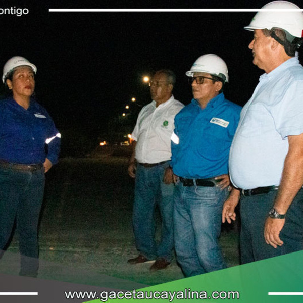 Alcalde de Atalaya refuerza seguridad con alumbrado público eficiente