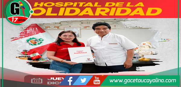 Inauguran Hospital de la Solidaridad en Pucallpa