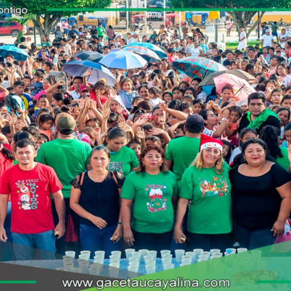 Villa Monte Alegre celebró la unión y gratitud en Navidad