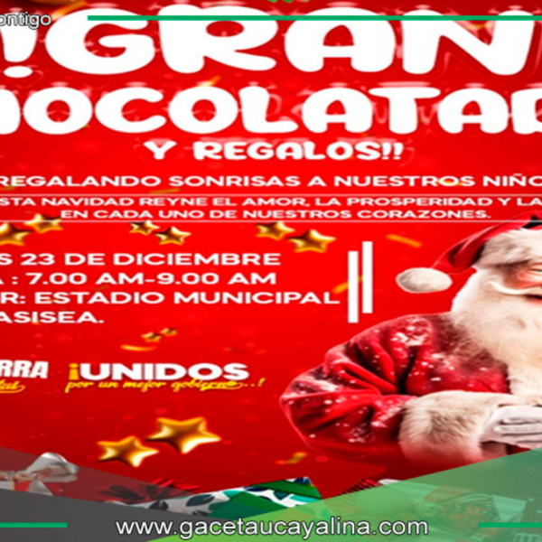  Gran chocolatada y entrega de regalos en Masisea