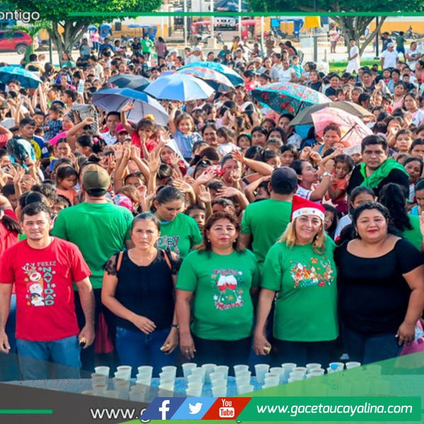 Villa Monte Alegre celebró la unión y gratitud en Navidad