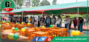  Entregan mobiliario escolar en Atalaya