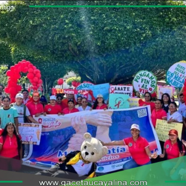 Unidad en la Lucha contra el VIH/SIDA en Aguaytia.