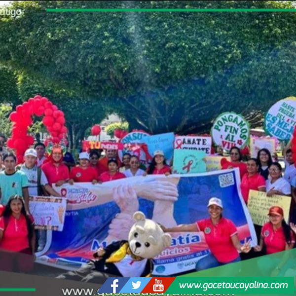 Unidad en la Lucha contra el VIH/SIDA en Aguaytia.