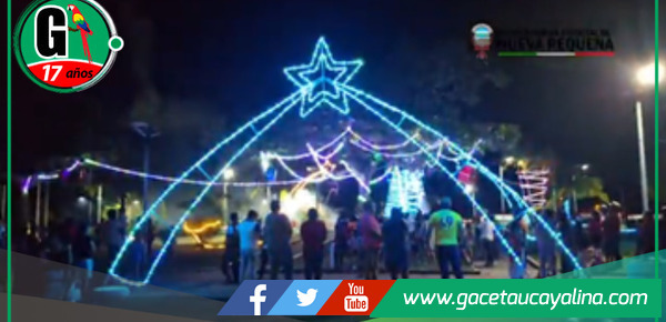 Encendido del Árbol Navideño y Luces en Nueva Requena.