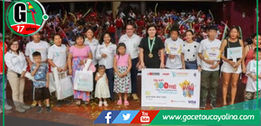 Alcaldesa celebra llegada al niño cien mil que recibe asistencia económica por orfandad.