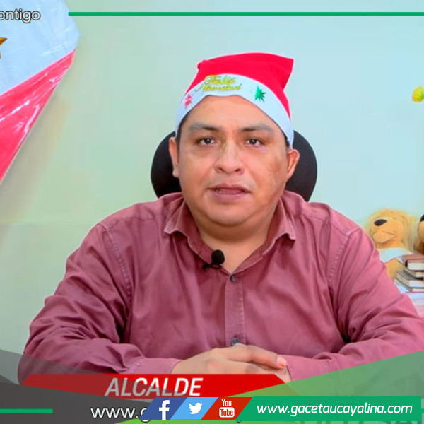Alcalde transmite esperanza y unión en mensaje navideño