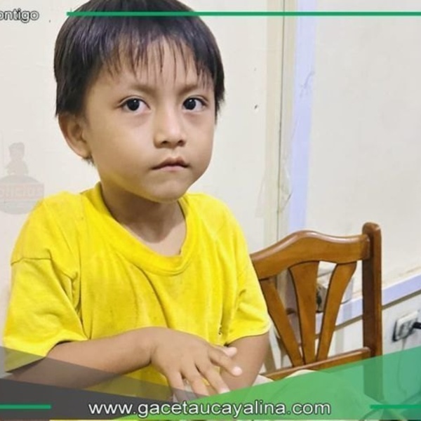 Niño extraviado en Manantay se encuentra en la Comisaría de San Fernando