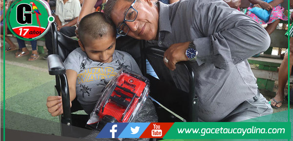 Municipalidad de Ucayali celebra Navidad con adultos mayores y discapacitados