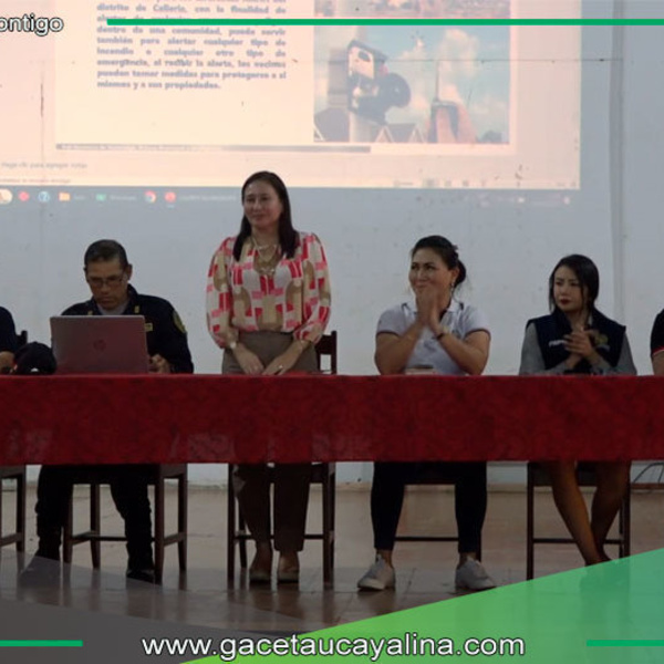 Callería destaca gestión contra delitos y drogadicción
