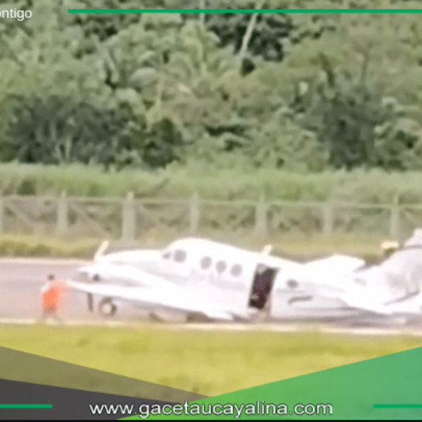 Avioneta Aterriza de Emergencia en Pucallpa por Falla Técnica.
