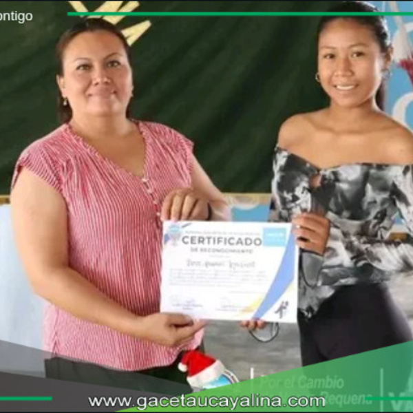 Clausura de la Escuela de Líderes en Nueva Requena.