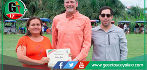 Municipalidad distrital de Nueva Requena distingue a palmicultora Ocho Sur