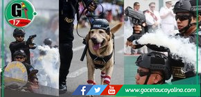 Desfile por aniversario de la PNP en Pucallpa