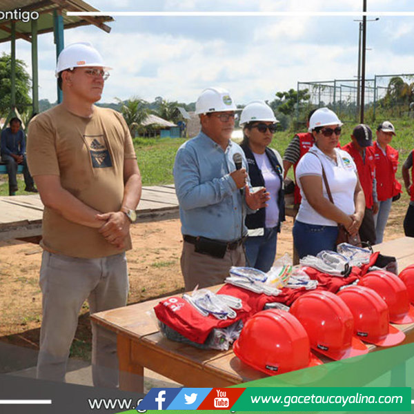 Alcalde Rodolfo Lovo Tello lidera la Iniciativa de Empleo Temporal en Canaan de Cachiyacu