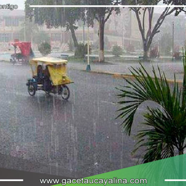 Aviso meteorológico del Senamhi alerta sobre precipitaciones extremas en la región selvática