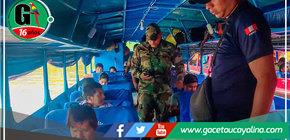 Operativo para combatir la trata de personas y garantizar seguridad en la vía fluvial en Sepahua