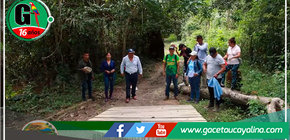 Alcalde Rodolfo Lovo Tello impulsa desarrollo con la construcción del Puente Turístico en Ucayali