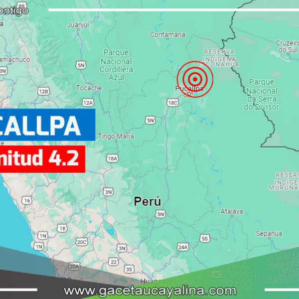 Temblor de 4.2 Grados Estremece Ucayali, Sin Daños Reportados
