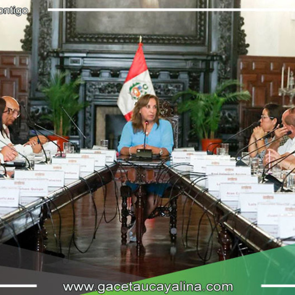 Dina Boluarte encabeza encuentro estratégico para impulsar seguridad, educación y desarrollo en Ucayali