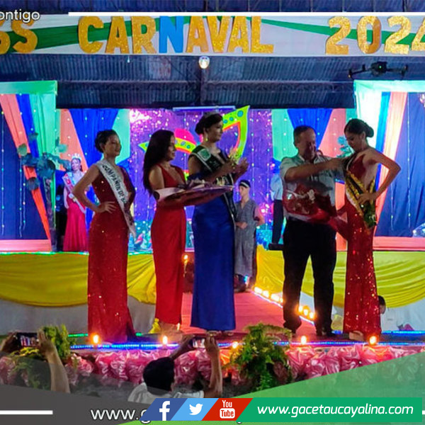 Noelia Morales Vargas, representante de la Gerencia Territorial, se alza como la nueva Reina del Carnaval Atalayino 2024