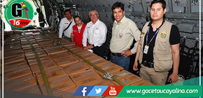 Ministro Castro entrega 5 toneladas de alimentos y medicinas a comunidades afectadas por inundaciones en Purús