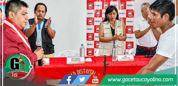 Amner José Bardales Vásquez y 𝐆𝐄𝐍𝐘 𝐆𝐀𝐋Á𝐍 𝐆𝐔𝐄𝐕𝐀𝐑𝐀 asumen roles clave en el desarrollo de Sepahua