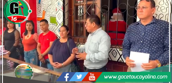 Alcalde Rodolfo Lovo Tello y regidores reciben valiosa donación para la Municipalidad Provincial de Ucayali