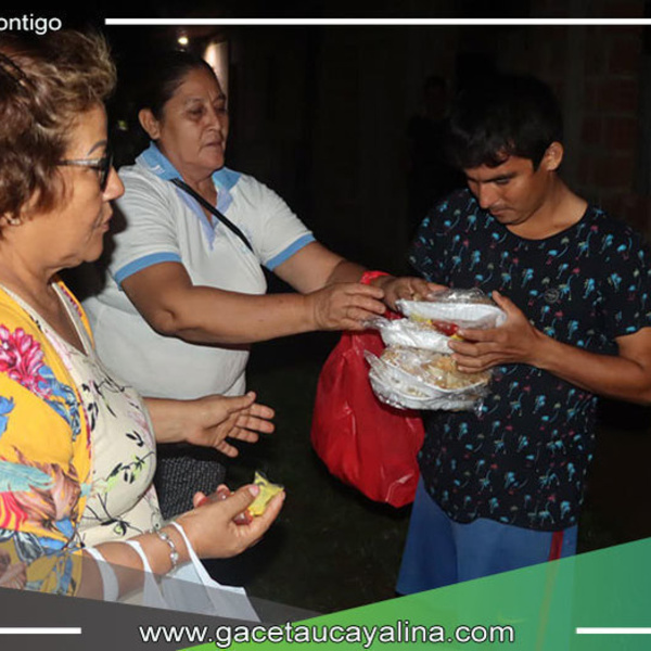 Gesto solidario: Equipo municipal y regidores acompañan a afectados por intensa lluvia en Contamana
