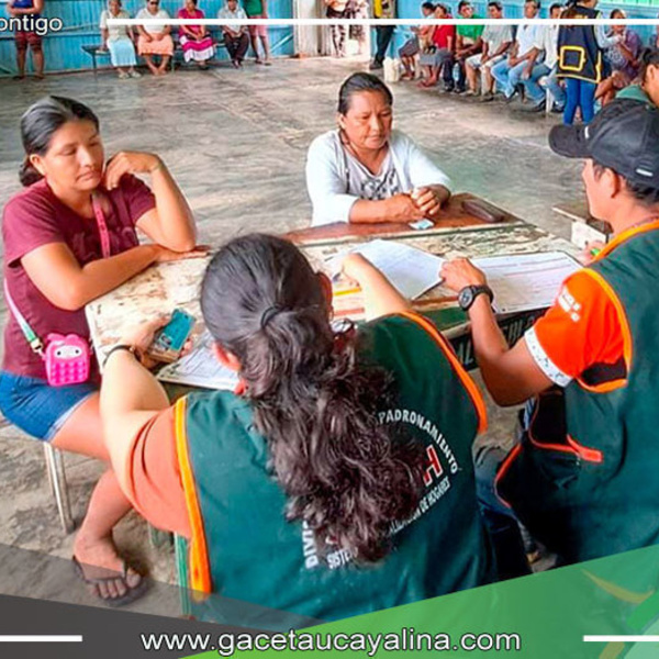 Empadronamiento y actualización socioeconómica: La División Local de Empadronamiento visita el caserío Túpac Amaru