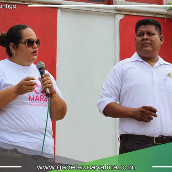 DEMUNA y Salud Articulan Esfuerzos en Campaña por el Día Internacional de la Mujer en Contamana