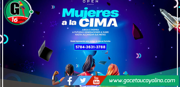 Open Plaza anuncia en Pucallpa campaña para inspirar a futuras generaciones en carreras de ciencia y tecnología