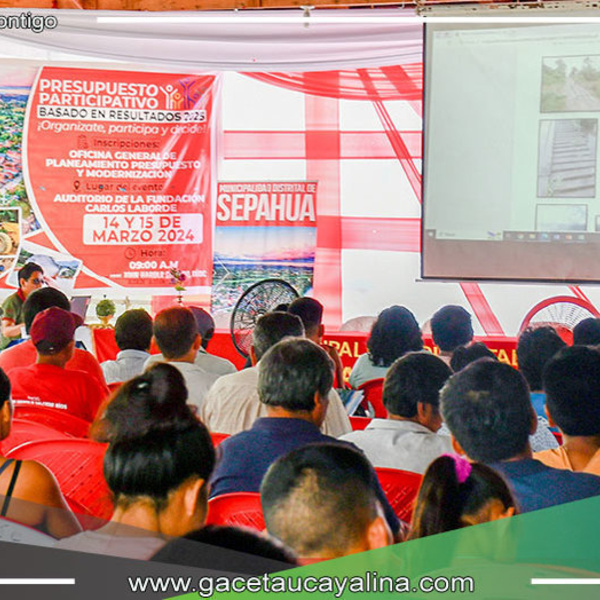 Agentes Participantes Aprueban 31 Proyectos en Taller de Presupuesto Participativo en Sepahua