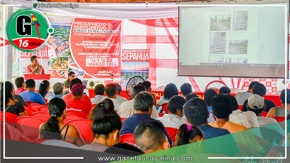 Agentes Participantes Aprueban 31 Proyectos en Taller de Presupuesto Participativo en Sepahua