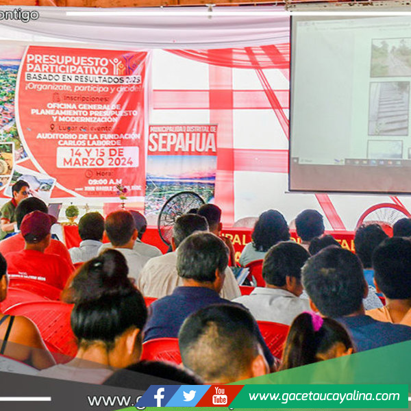Agentes Participantes Aprueban 31 Proyectos en Taller de Presupuesto Participativo en Sepahua