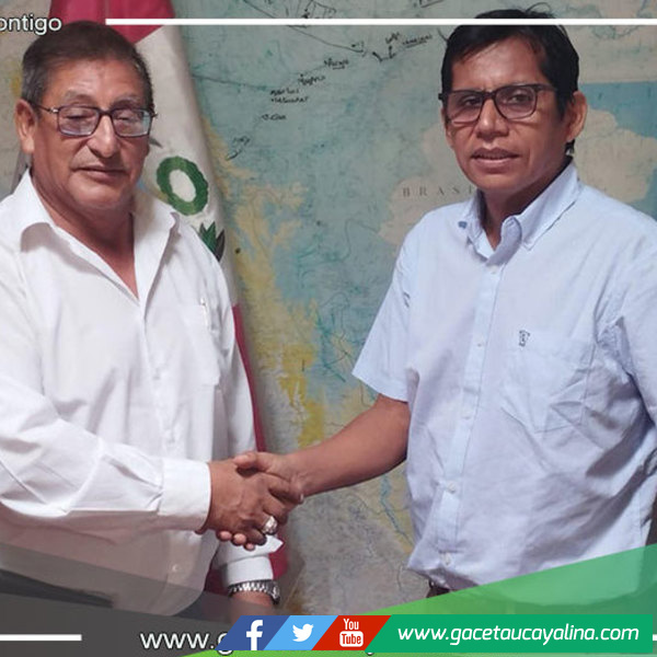 Alcalde Rodolfo Lovo recibe informe de Senamhi sobre alerta hidrológica roja en provincia de Ucayali