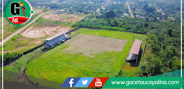 Municipalidad de Tahuanía alista terreno para la gran competencia de la Copa Perú