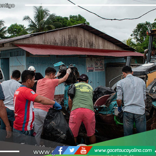Atalaya se moviliza contra el dengue con una masiva campaña de limpieza