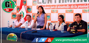 Alcalde de Ucayali y congresista visitan zonas afectadas por creciente del río