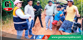 Inspección para el mejoramiento de la carretera Bolognesi-Santa Isabel en Tahuanía