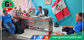 Alcalde de Tahuanía y Director de IESTP Atalaya coordinan acciones para el nuevo ciclo académico