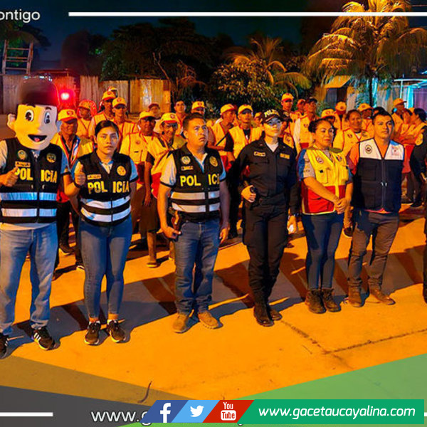 Comisario de Yarinacocha enfatiza apoyo a comuna yarinense para garantizar seguridad ciudadana 
