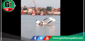 Milagroso Rescate del Piloto de Avioneta Fluvial Tras Choque con Bote en Loreto